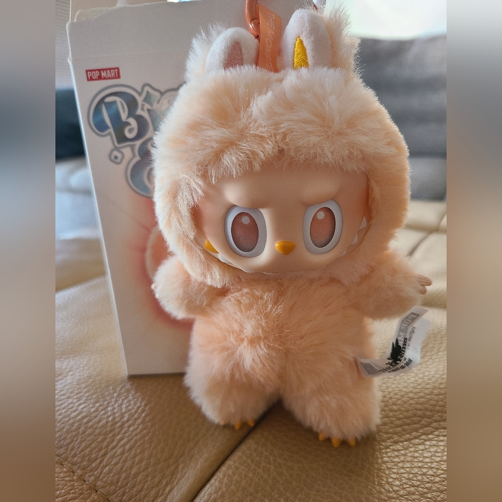 Pop Mart Labubu Big Into Energy  HAPPINESS Plush Toy Authentic